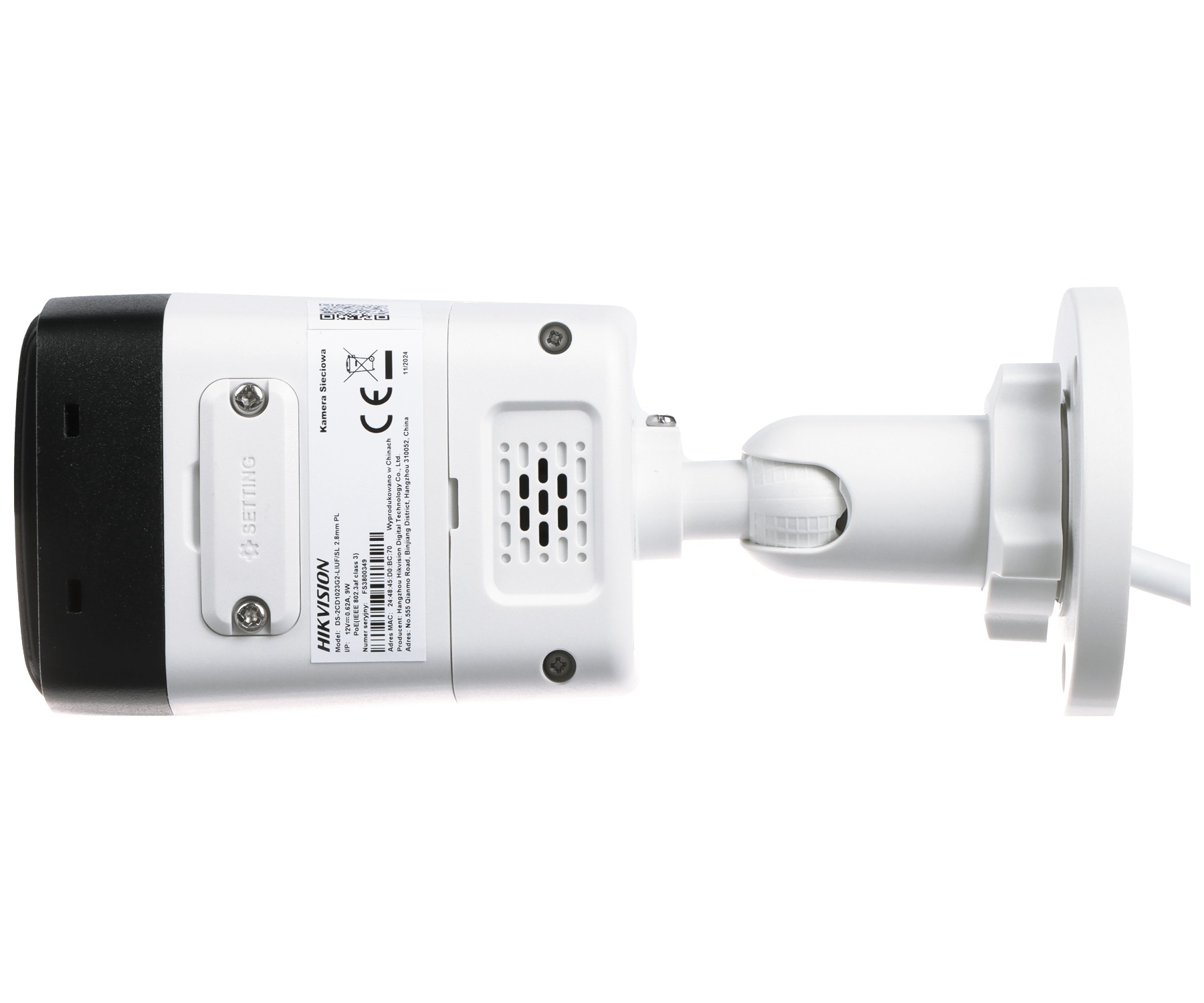 hikvision ds-2cd1023g2-liuf 2mp poe sesli ip kamera, ip67