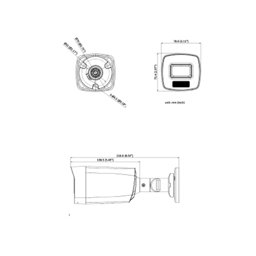 hikvision ds-2ce17d0t-exlf 2MP 3.6mm Lens 1080P Akıllı Hybrid HD-TVI 4-in-1 Mini IR Bullet Kamera Gece Görüşlü