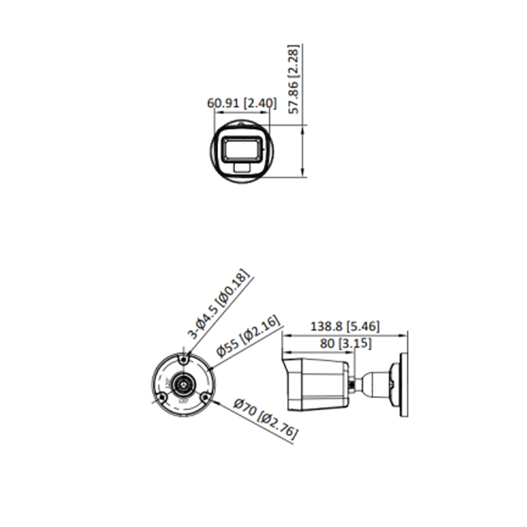 hilook-hikvision thc-b129-lps 2MP 2.8mm Sesli ColorVu Bullet Kamera ek görsel