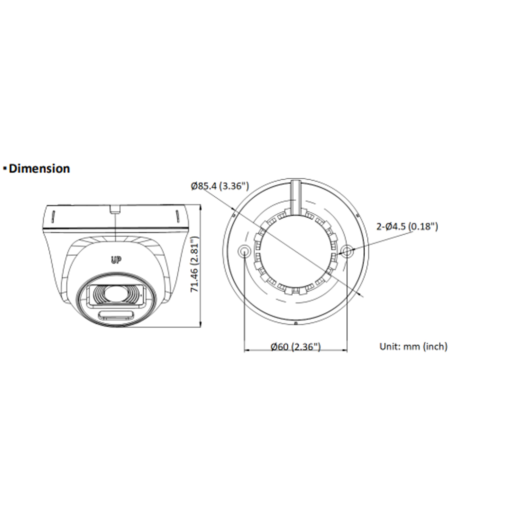 hilook-hikvision thc-t127-lps 2MP 2.8MM ColorVu Smart Dual Light Sesli Dome Kamera