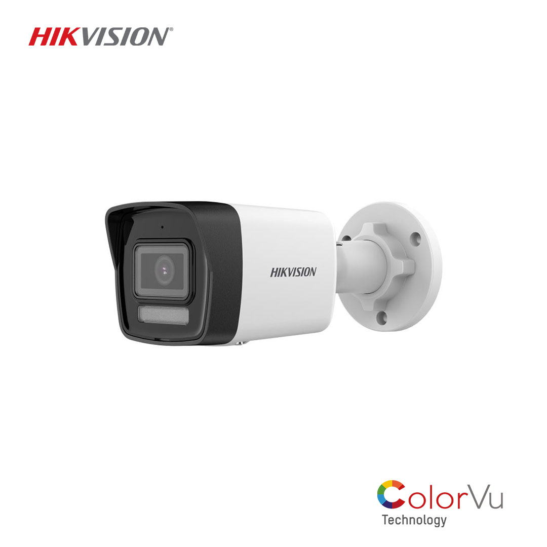 hikvision ds-2cd1043g2-liuf 4MP 4mm Smart Hybrid Light Sesli POE IR Bullet Kamera - 40m Gece Görüşü, İnsan ve Araç Tespiti, IP67