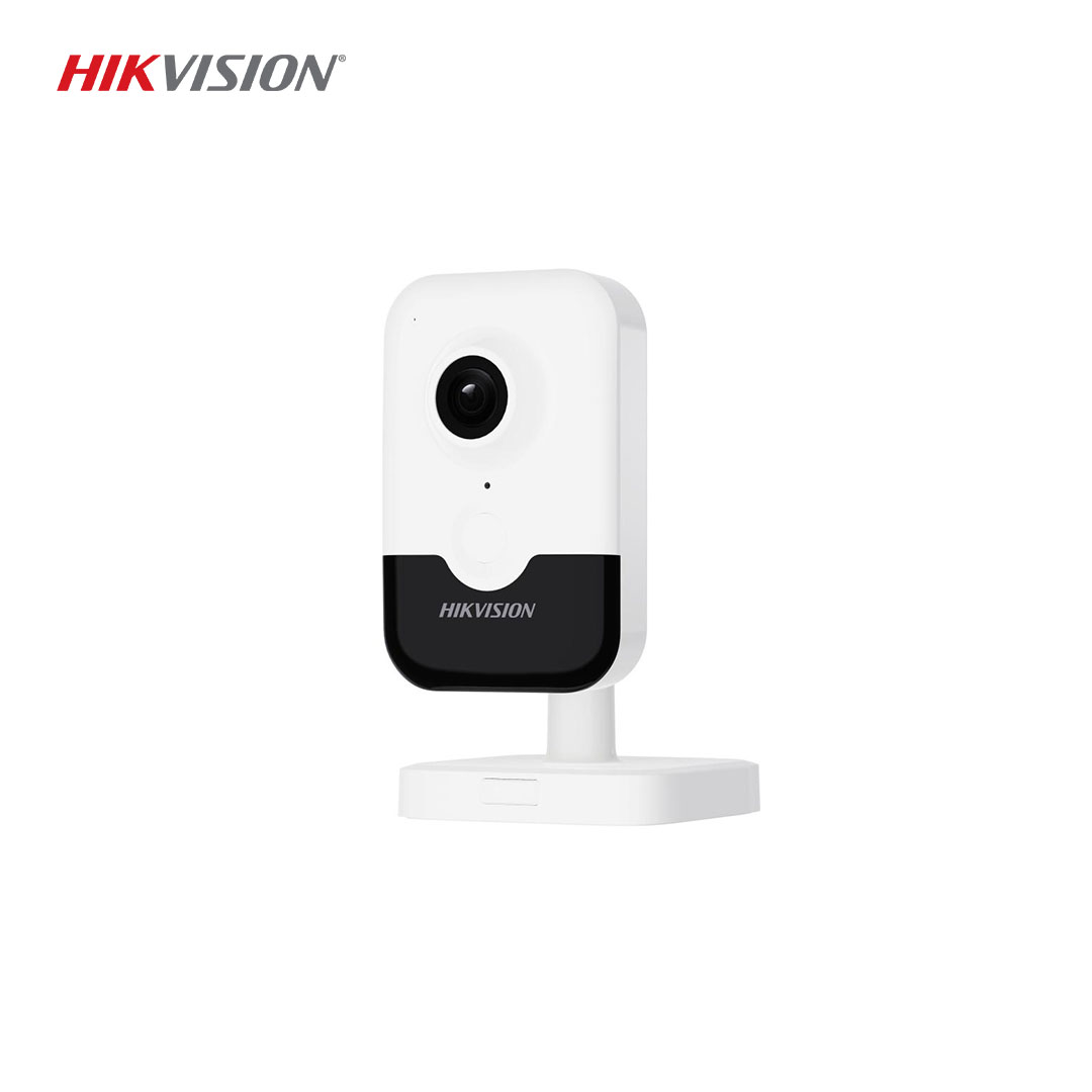 hikvision ds-2cd2443g2-iw 4MP Wi-Fi AcuSense Cube Kamera, Dahili Mikrofon, 128GB SD Kart Desteği
