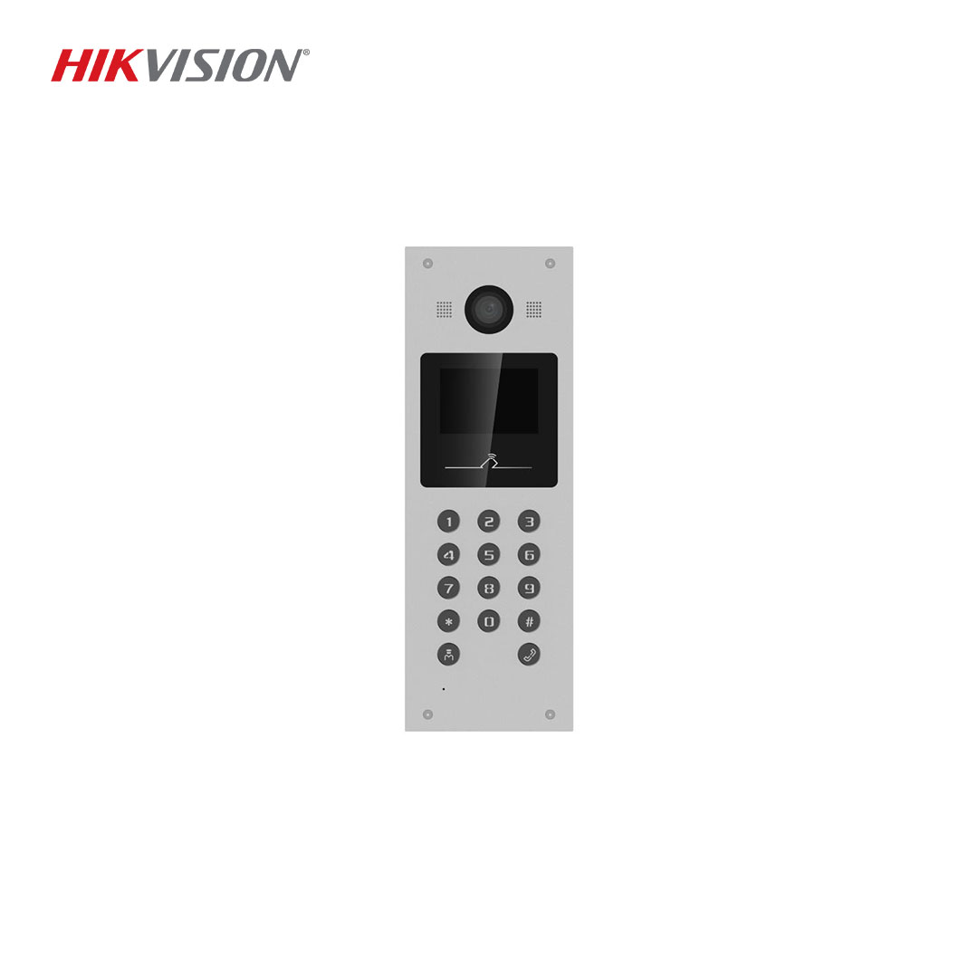 Hikvision DS-KD3003-E6 3.5 İnç IP Kapı İstasyonu – 2MP Kamera, IP65, M1 Kart Okuyucu