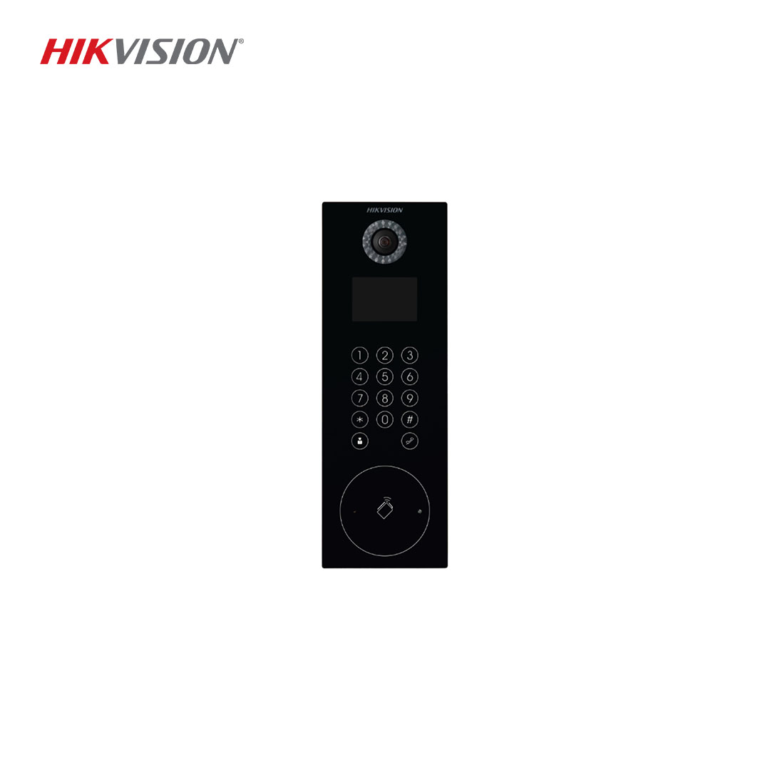 Hikvision DS-KD8102 KD8 Serisi Akrylik Kapı İstasyonu – 1.3MP Kamera, IP65, 3.5" LCD Ekran