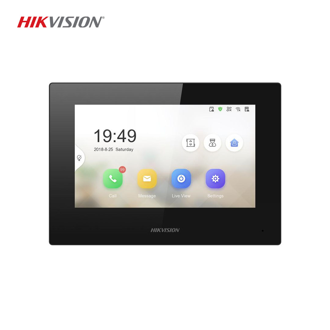 Hikvision DS-KH6320-LE1(B) 7 İnç Dokunmatik IP İç Mekan İstasyonu