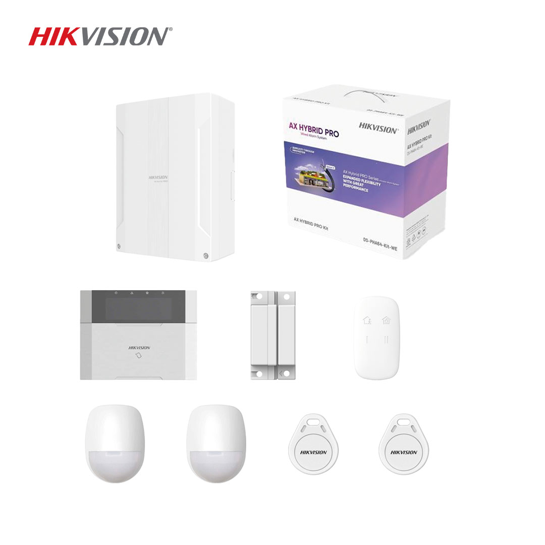 hikvision ds-pha64-kit-we AX Hibrid Pro Kablosuz Alarm Seti (868MHz)