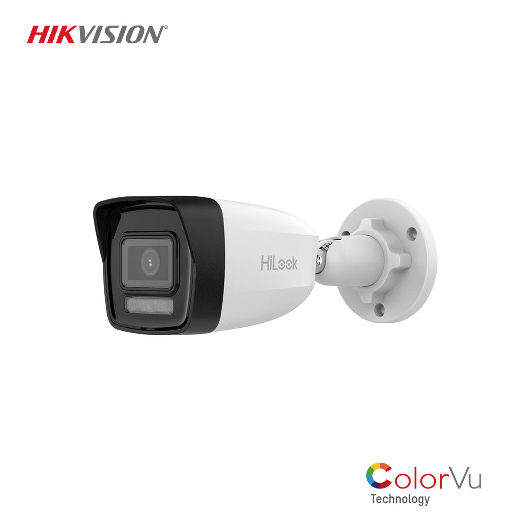 hilook-hikvision ipc-b120ha-lufc 2MP 2.8mm ColorVu 30M Duallight Sesli PoE IP Bullet Kamera