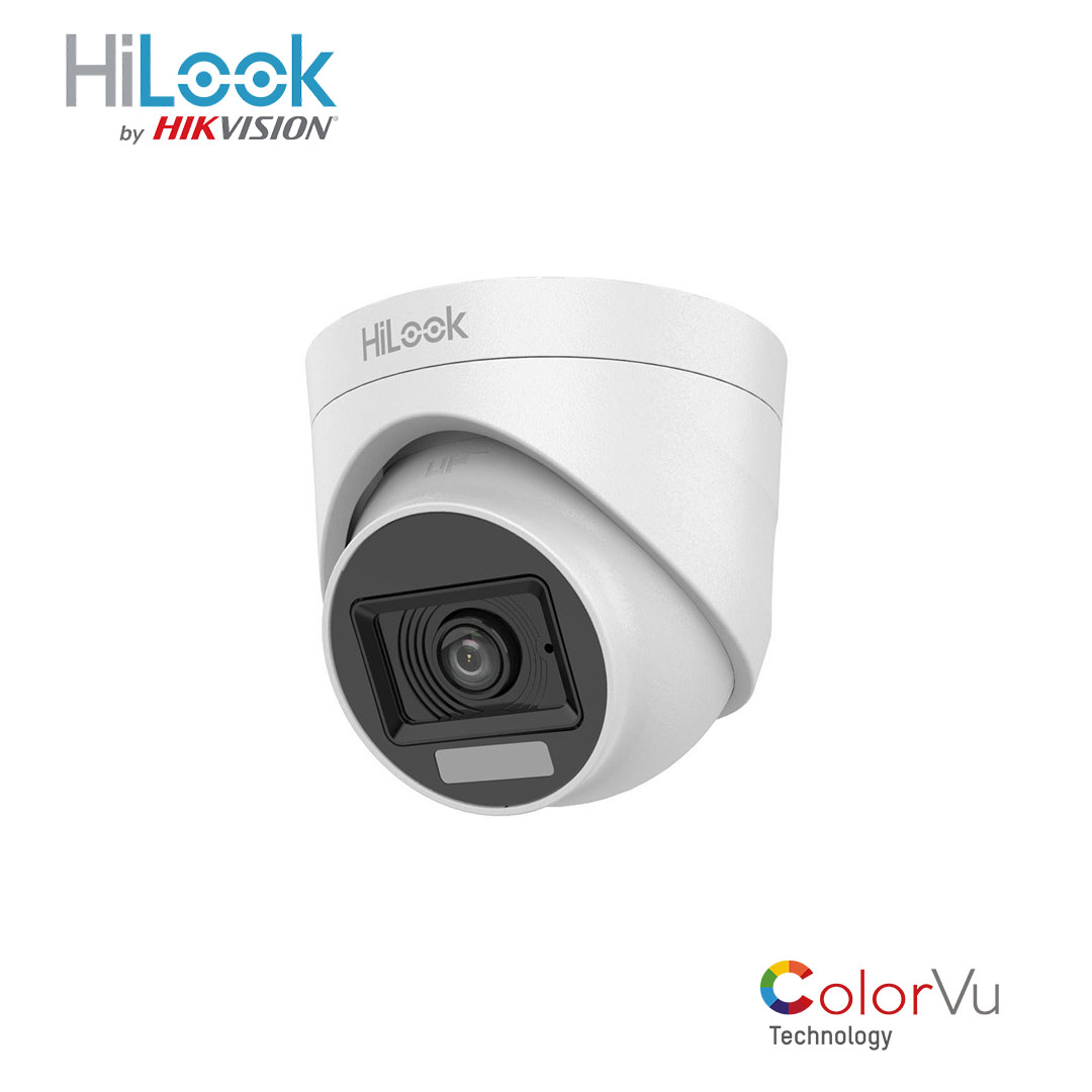 hilook-hikvision thc-t127-lps 2MP 2.8MM ColorVu Smart Dual Light Sesli Dome Kamera
